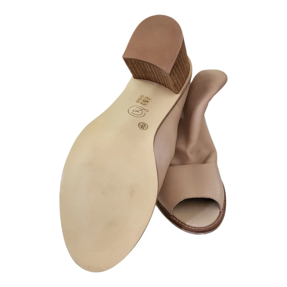 Chinese Laundry‎ Carlita Peep Toe Bootie Tan Womens Size 10 New